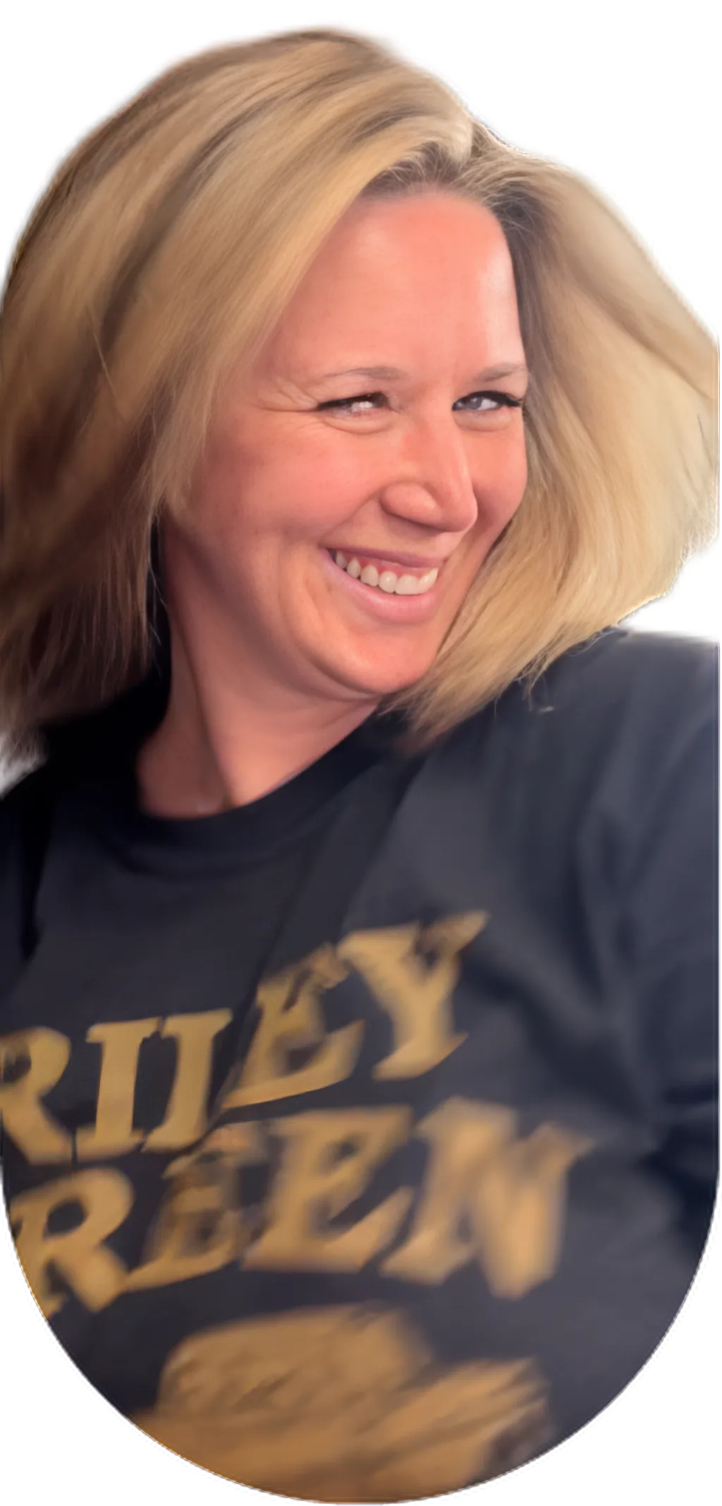 Hair transformation front swoosh 2 view